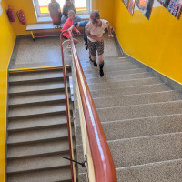 Běh do schodů