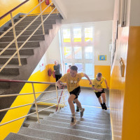 Běh do schodů